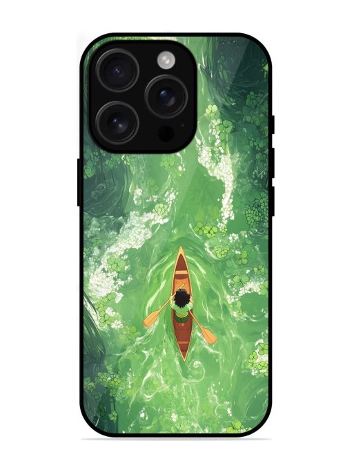 Solitude On The River Glossy Soft Edge Case for Apple Iphone 16 Pro