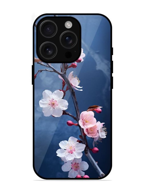 Delicate Blossoms Glossy Soft Edge Case for Apple Iphone 16 Pro Chachhi