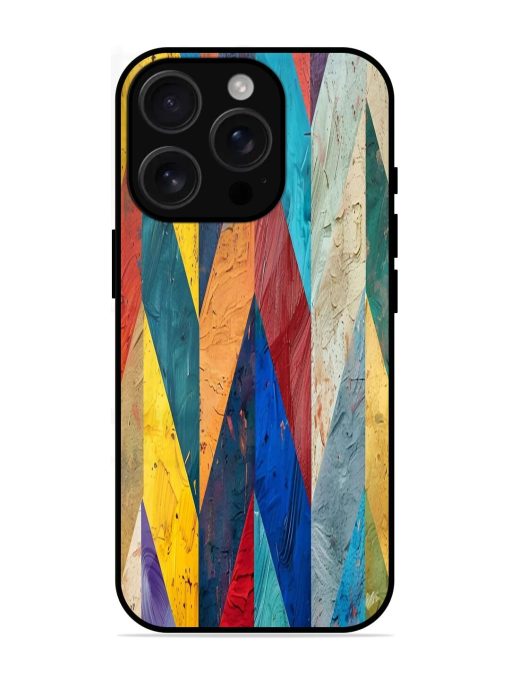 Abstract Tapestry Glossy Soft Edge Case for Apple Iphone 16 Pro Chachhi