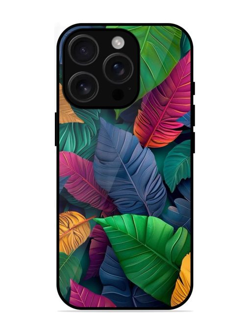 Tropical Tapestry Glossy Soft Edge Case for Apple Iphone 16 Pro Chachhi