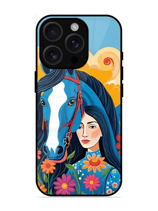 Equine Enchantment Glossy Soft Edge Case for Apple Iphone 16 Pro