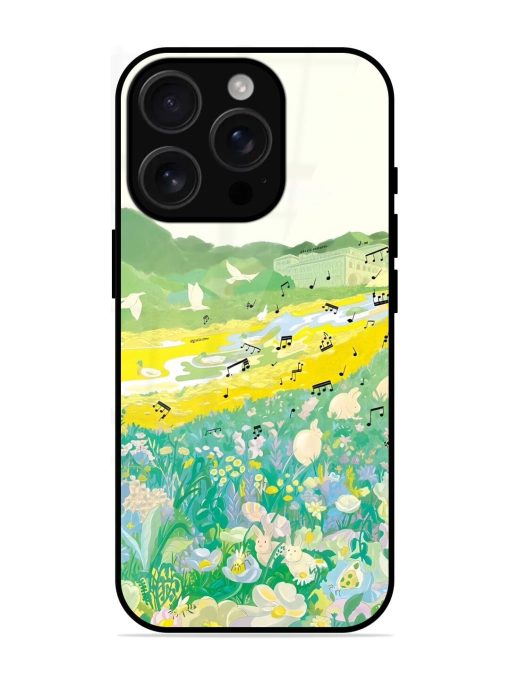 Melody In Bloom Glossy Soft Edge Case for Apple Iphone 16 Pro Chachhi