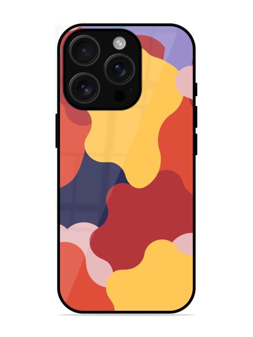 Gooey Color Chaos Glossy Soft Edge Case for Apple Iphone 16 Pro Chachhi