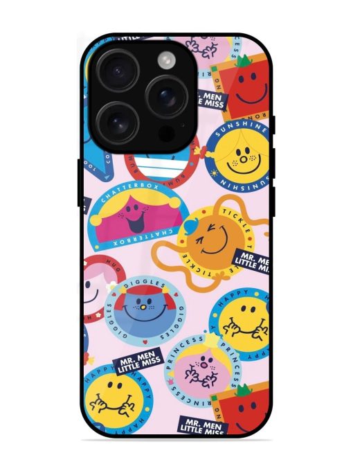 Whimsical Mr. Men & Little Miss Glossy Soft Edge Case for Apple Iphone 16 Pro Chachhi