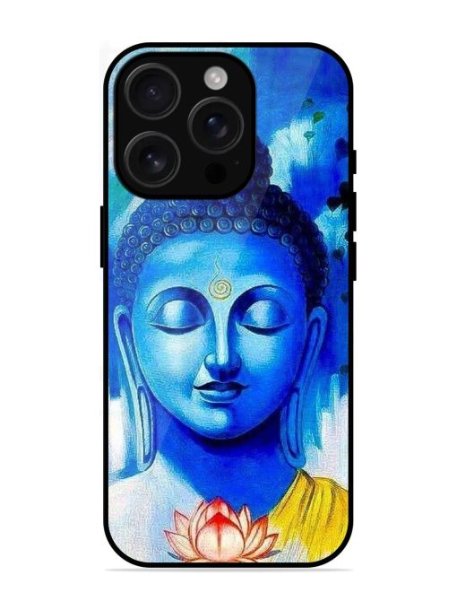 Serene Buddha With Lotus Glossy Soft Edge Case for Apple Iphone 16 Pro Chachhi