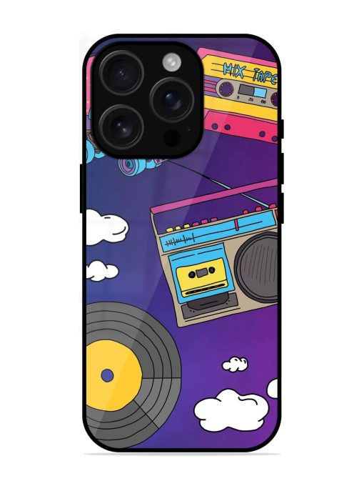 Retro Vibes Glossy Soft Edge Case for Apple Iphone 16 Pro Chachhi