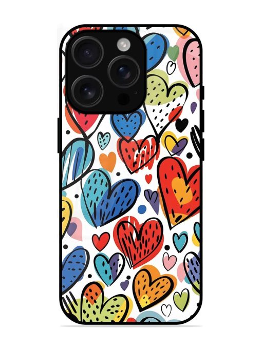 Heartfelt Harmony Glossy Soft Edge Case for Apple Iphone 16 Pro Chachhi