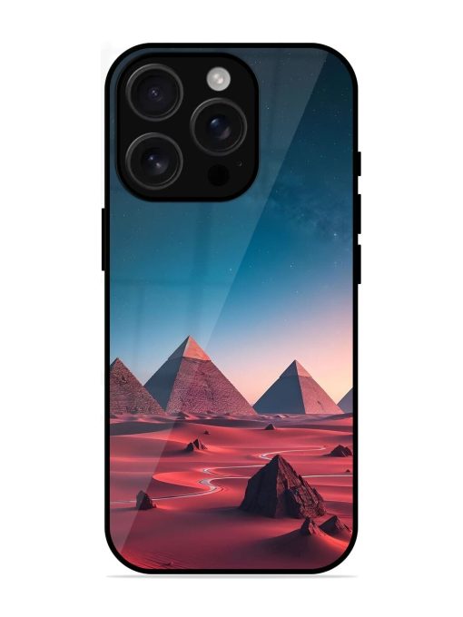 Ancient Wonders Sky Glossy Soft Edge Case for Apple Iphone 16 Pro Chachhi