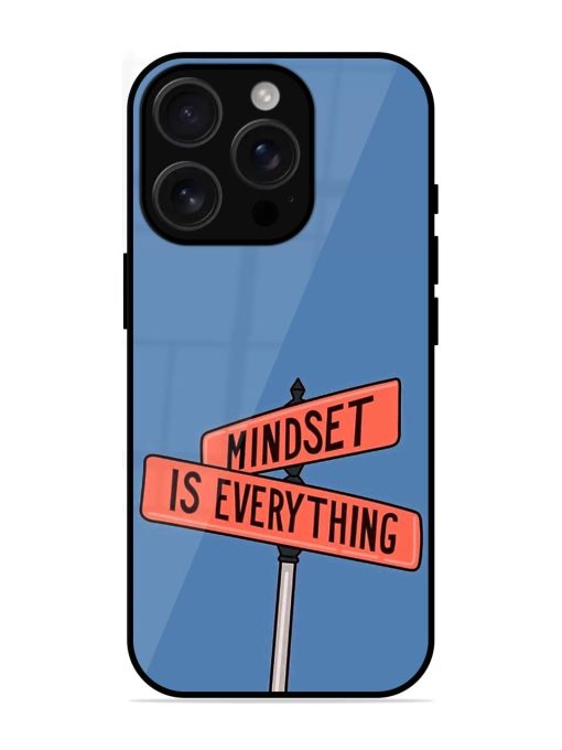 Mindset Matters Glossy Soft Edge Case for Apple Iphone 16 Pro Max Chachhi