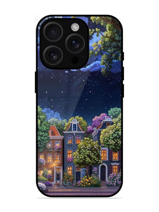 Moonlit Streets Glossy Soft Edge Case for Apple Iphone 16 Pro Max Chachhi