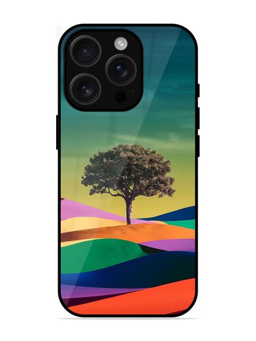 Rainbow'S Lone Sentinel Glossy Soft Edge Case for Apple Iphone 16 Pro Max Chachhi