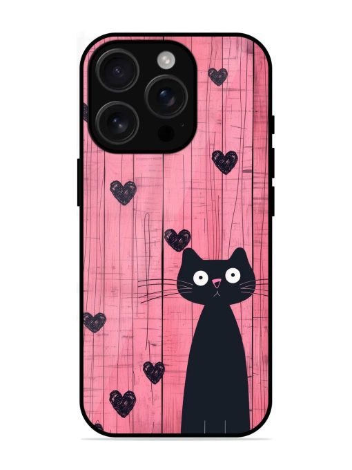 Feline Valentine'S Day Glossy Soft Edge Case for Apple Iphone 16 Pro Max