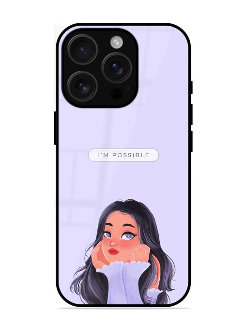 Im Possible Glossy Soft Edge Case for Apple Iphone 16 Pro Max Chachhi