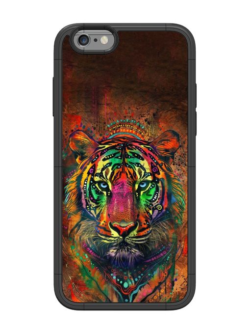 Cosmic Tiger Glossy Soft Edge Case for Apple Iphone 6 Chachhi