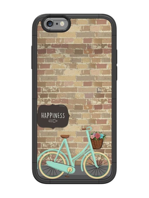 Pedaling Towards Happiness Glossy Soft Edge Case for Apple Iphone 6 Chachhi