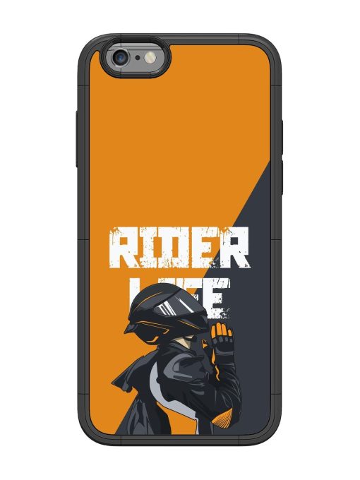 Ride Never Ends Glossy Soft Edge Case for Apple Iphone 6 Chachhi