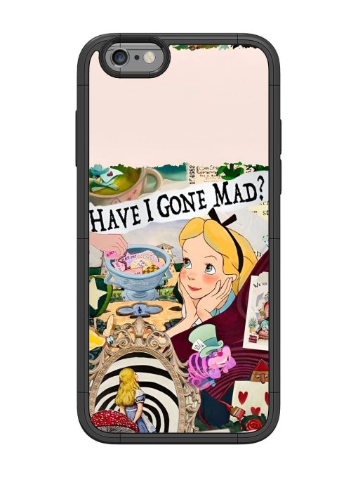 Mad Hatter'S Collage Glossy Soft Edge Case for Apple Iphone 6 Chachhi