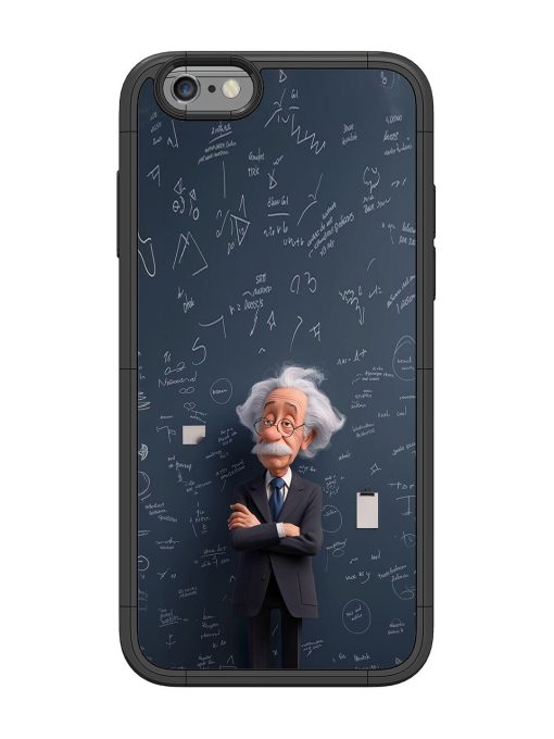 Albert Einstein Glossy Soft Edge Case for Apple Iphone 6 Chachhi