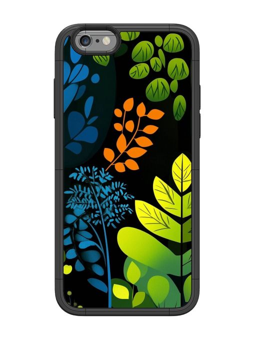 Midnight Garden Glossy Soft Edge Case for Apple Iphone 6 Chachhi