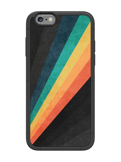 Retro Spectrum Glossy Soft Edge Case for Apple Iphone 6 Chachhi