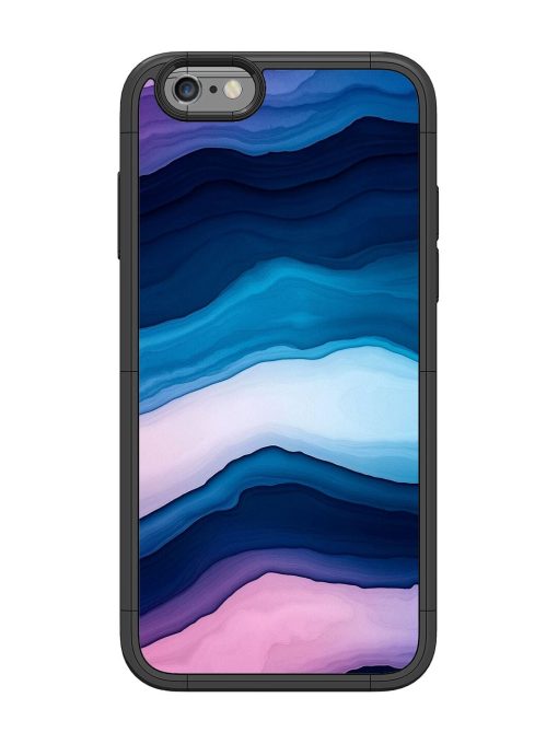 Oceanic Layers Glossy Soft Edge Case for Apple Iphone 6 Chachhi