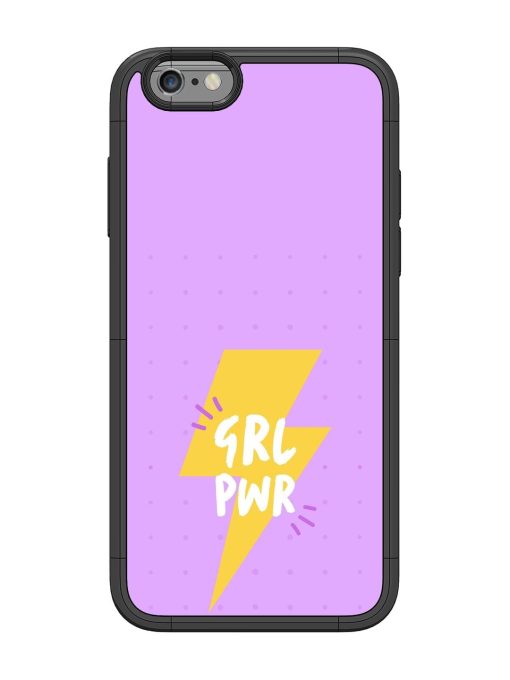 Girl Power Spark Glossy Soft Edge Case for Apple Iphone 6 Chachhi