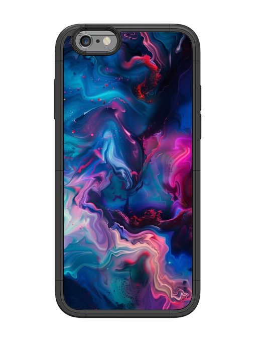 Cosmic Swirl Glossy Soft Edge Case for Apple Iphone 6 Chachhi