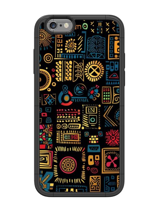 Tribal Tapestry Glossy Soft Edge Case for Apple Iphone 6