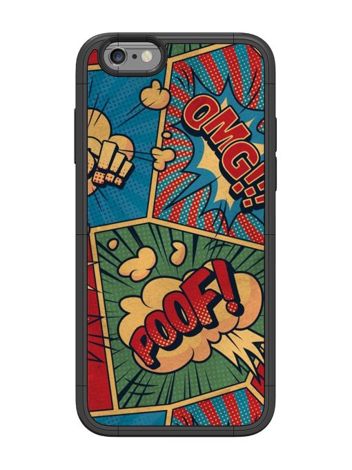 Comic Book Chaos Glossy Soft Edge Case for Apple Iphone 6