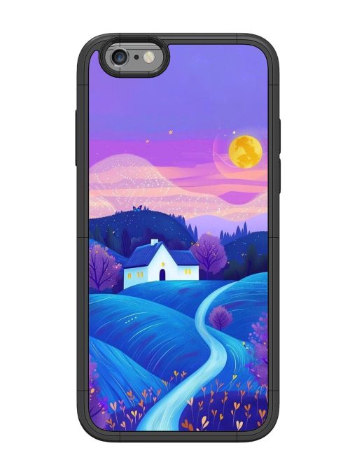 Moonlit Meadow Glossy Soft Edge Case for Apple Iphone 6 Chachhi