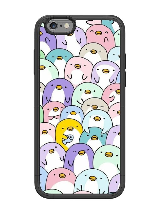 Penguin Party Glossy Soft Edge Case for Apple Iphone 6 Chachhi