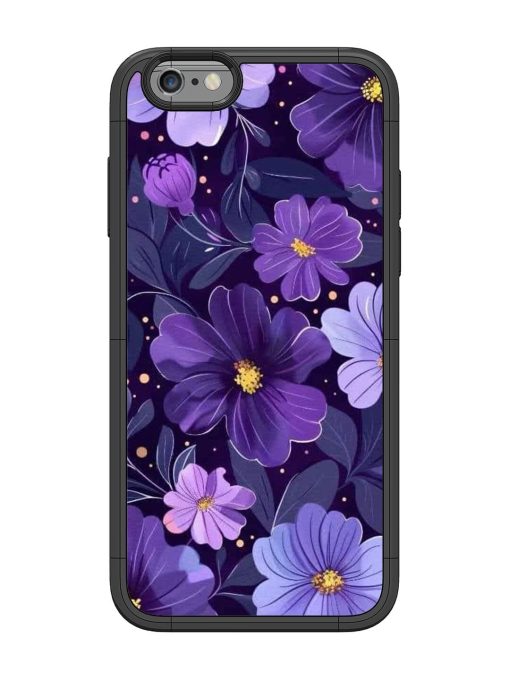 Purple Paradise Glossy Soft Edge Case for Apple Iphone 6 Chachhi