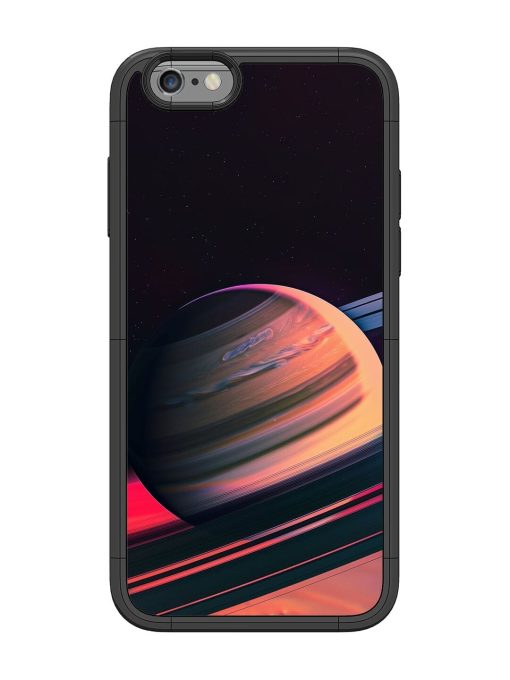 Neon Saturn Glossy Soft Edge Case for Apple Iphone 6 Chachhi