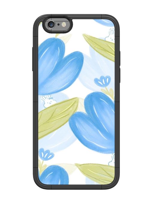 Bunny'S Blue Garden Glossy Soft Edge Case for Apple Iphone 6 Chachhi