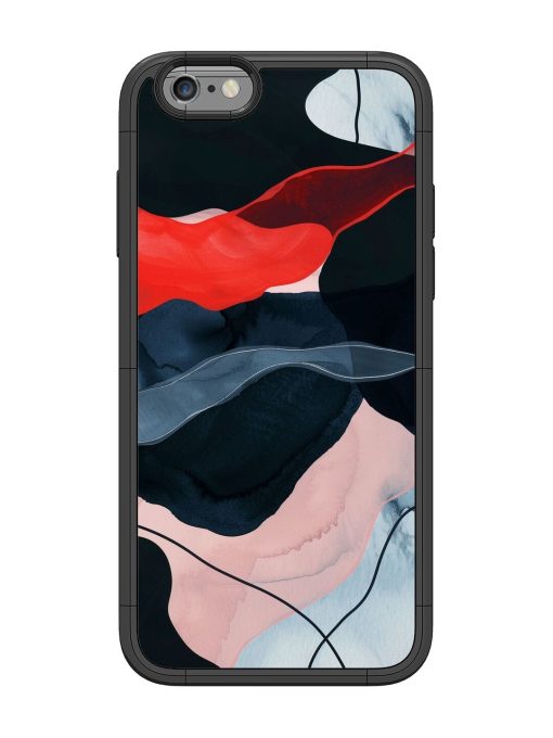 Dark Currents Glossy Soft Edge Case for Apple Iphone 6 Chachhi