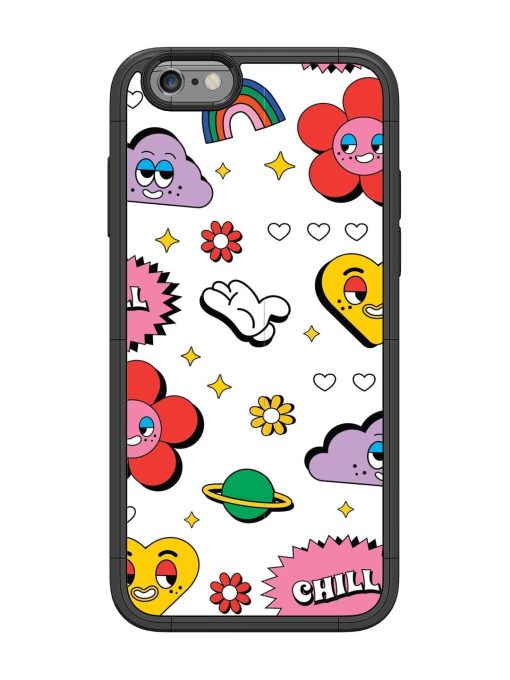 Whimsical Wonderland Glossy Soft Edge Case for Apple Iphone 6