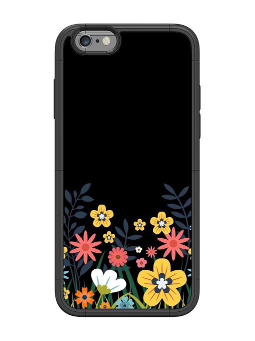 Floral Night Sky Glossy Soft Edge Case for Apple Iphone 6 Chachhi