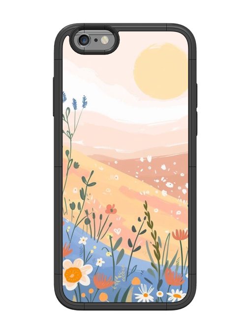 Golden Hour Blooms Glossy Soft Edge Case for Apple Iphone 6 Chachhi