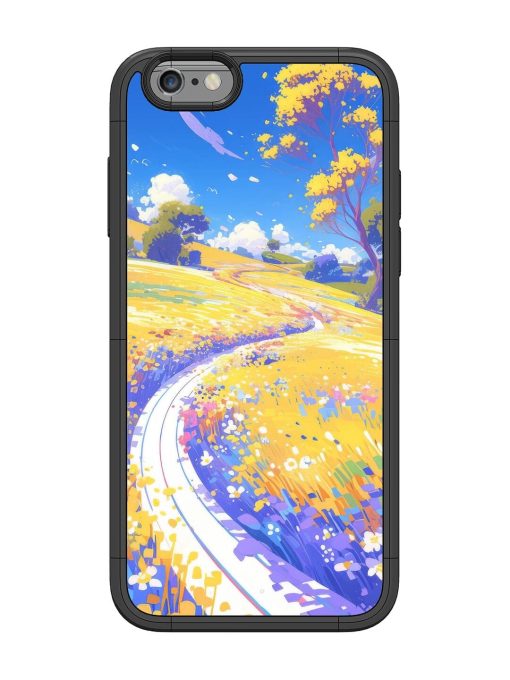 Vibrant Spring Meadow Glossy Soft Edge Case for Apple Iphone 6 Chachhi