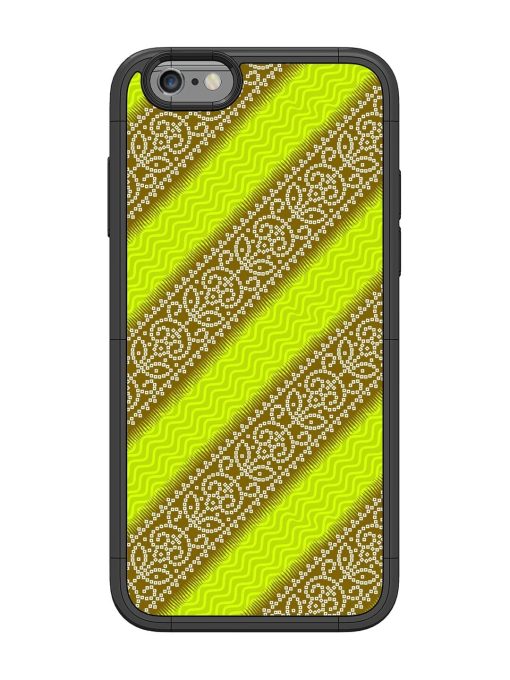 Golden Bandana Bliss Glossy Soft Edge Case for Apple Iphone 6 Chachhi