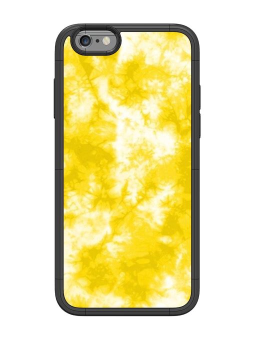 Golden Tie-Dye Twirl Glossy Soft Edge Case for Apple Iphone 6 Chachhi