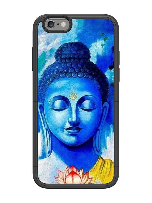 Serene Buddha With Lotus Glossy Soft Edge Case for Apple Iphone 6 Chachhi