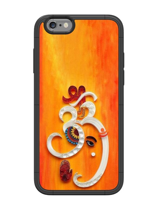 Ganesha In Quilling Art Glossy Soft Edge Case for Apple Iphone 6 Chachhi