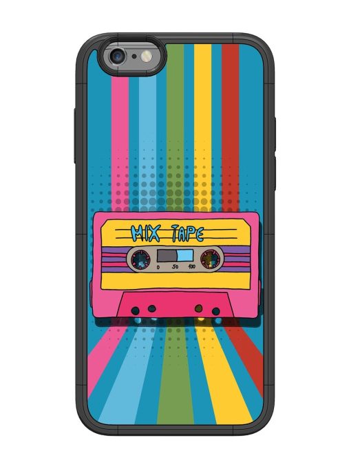 Retro Cassette Tapes Glossy Soft Edge Case for Apple Iphone 6 Chachhi