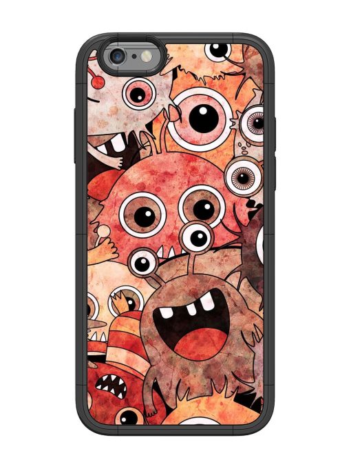 Monster Mash Glossy Soft Edge Case for Apple Iphone 6 Chachhi