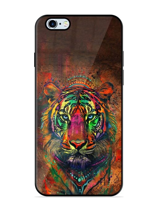 Cosmic Tiger Glossy Soft Edge Case for Apple Iphone 6 Plus Chachhi