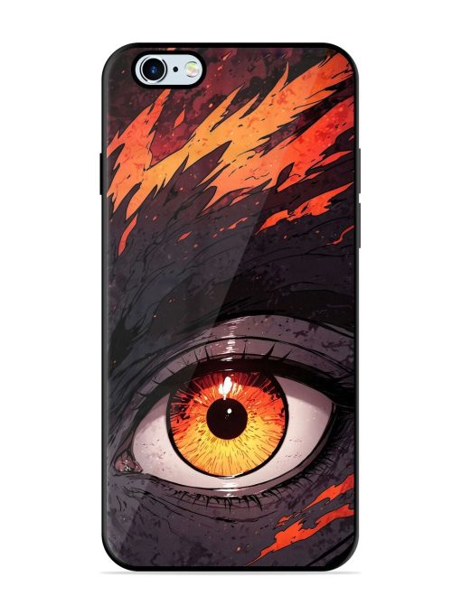 Inferno Gaze Glossy Soft Edge Case for Apple Iphone 6 Plus Chachhi