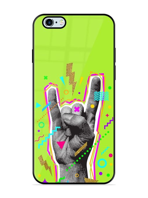 Neon Rock Glossy Soft Edge Case for Apple Iphone 6 Plus Chachhi