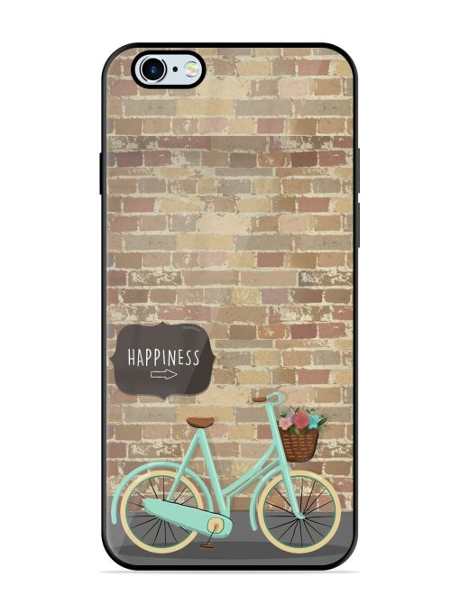 Pedaling Towards Happiness Glossy Soft Edge Case for Apple Iphone 6 Plus Chachhi