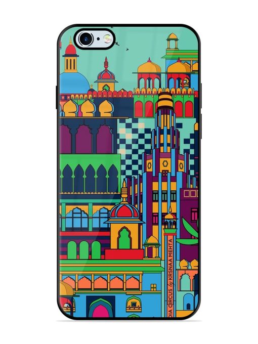 Indian Tapestry Glossy Soft Edge Case for Apple Iphone 6 Plus Chachhi